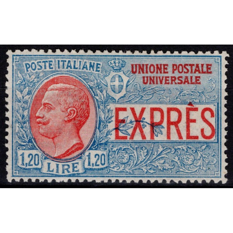 REGNO 1922 ESPRESSO 1,20 LIRE NON EMESSO N.8 SPLENDIDO G.I.MNH** CE...