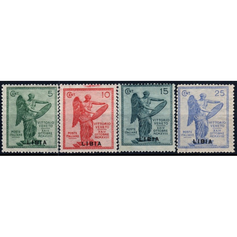 COLONIE 1922 LIBIA VITTORIA 4 VALORI S.6 G.I MNH**  | Filatelia Meloni