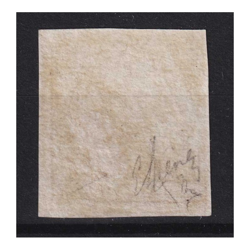 NAPOLI 1858 10 GRANA FALSO IV TIPO CARMINIO LILLACEO N.F6 G.O MLH* ...