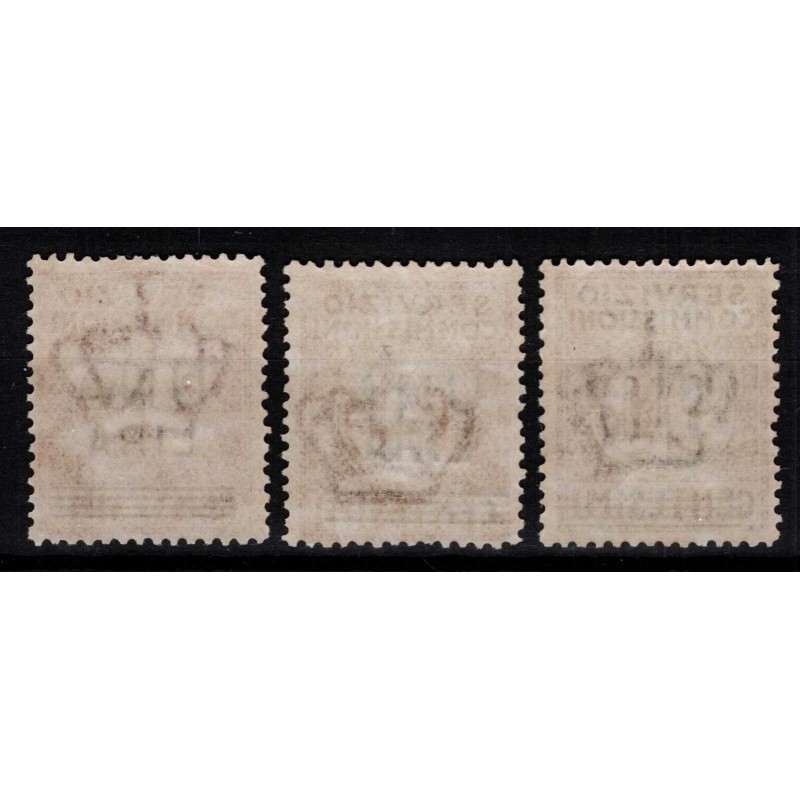 REGNO D'ITALIA 1925 SERVIZIO COMMISSIONI 3 V. N.4-6 G.I MNH**  | Fi...