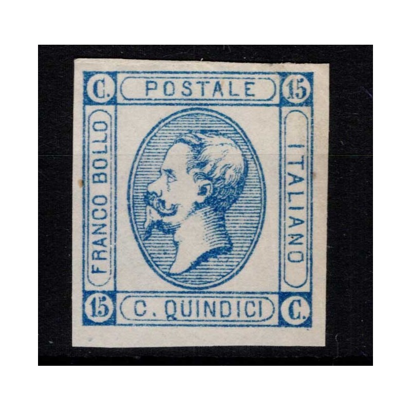 REGNO D'ITALIA 1863 15 CENTESIMI MATRAIRE N.12 G.I MNH** CERT.  | F...