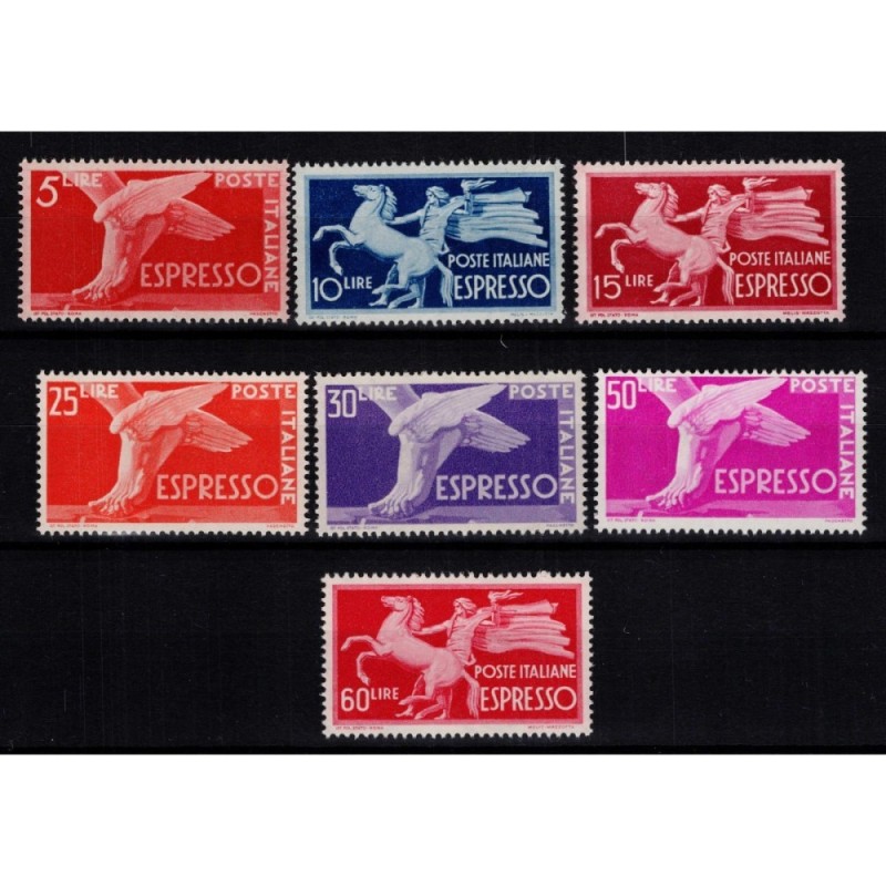 REPUBBLICA 1945-52 ESPRESSI DEMOCRATICA 7 V. G.I MNH**  | Filatelia...