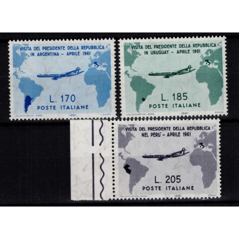 REPUBBLICA 1961 GRONCHI 3 V. G.I MNH**  | Filatelia Meloni