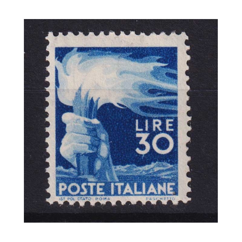 REPUBBLICA 1945-48 DEMOCRATICA 30 LIRE N.563 G.I MNH**  | Filatelia...