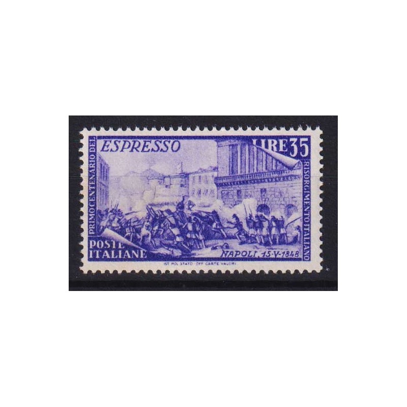 REPUBBLICA 1948 RISORGIMENTO ESPRESSO 35 LIRE G.I MNH**  | Filateli...