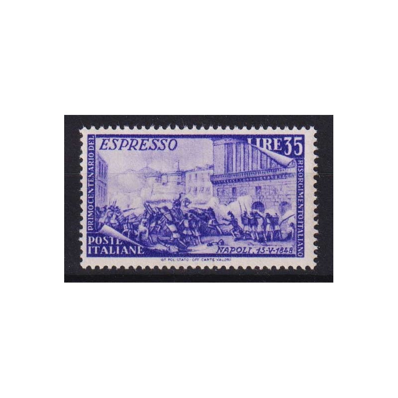 REPUBBLICA 1948 RISORGIMENTO ESPRESSO 35 LIRE G.I MNH**  | Filateli...