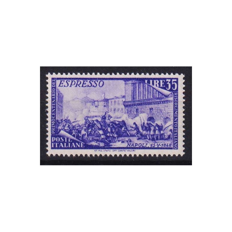 REPUBBLICA 1948 RISORGIMENTO ESPRESSO 35 LIRE G.I MNH**  | Filateli...