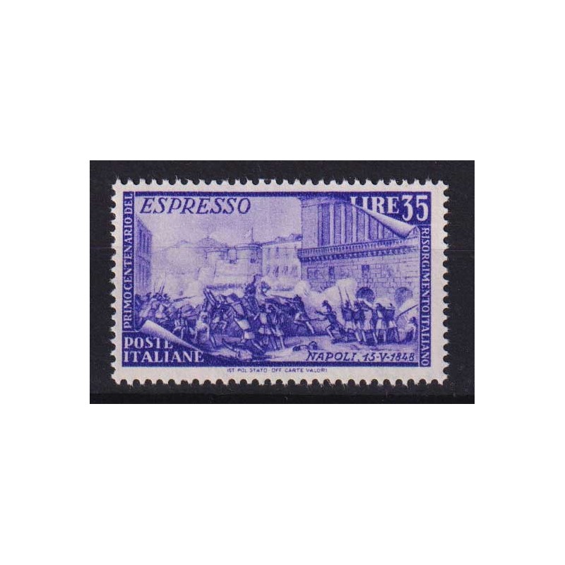 REPUBBLICA 1948 RISORGIMENTO ESPRESSO 35 LIRE G.I MNH**  | Filateli...