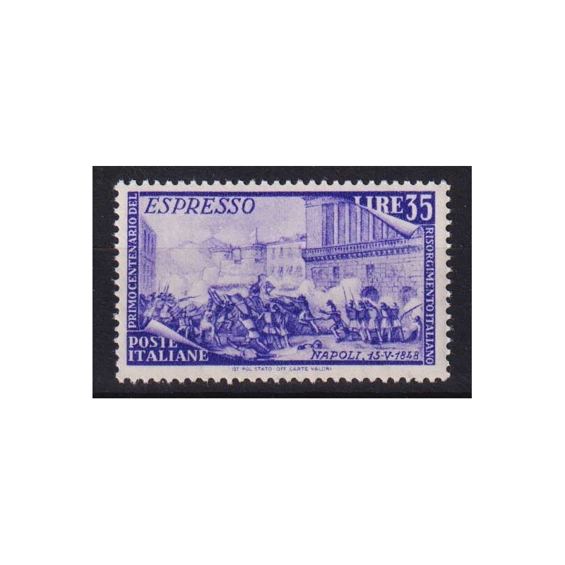 REPUBBLICA 1948 RISORGIMENTO ESPRESSO 35 LIRE G.I MNH**  | Filateli...