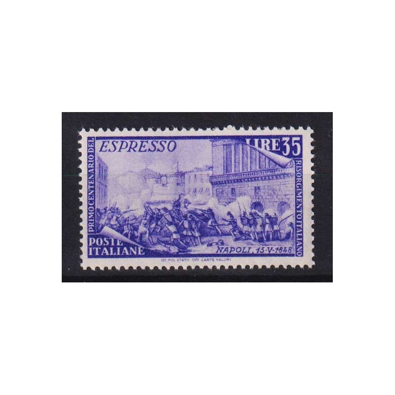 REPUBBLICA 1948 RISORGIMENTO ESPRESSO 35 LIRE G.I MNH**  | Filateli...