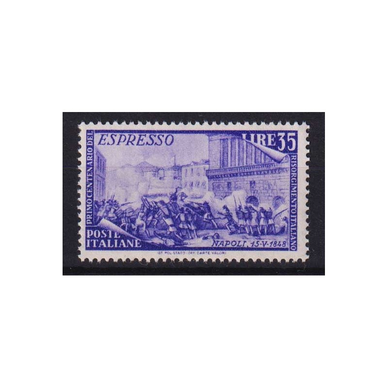 REPUBBLICA 1948 RISORGIMENTO ESPRESSO 35 LIRE G.I MNH**  | Filateli...