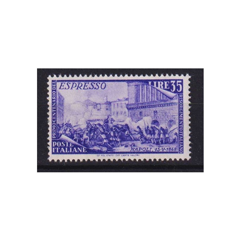 REPUBBLICA 1948 RISORGIMENTO ESPRESSO 35 LIRE G.I MNH**  | Filateli...