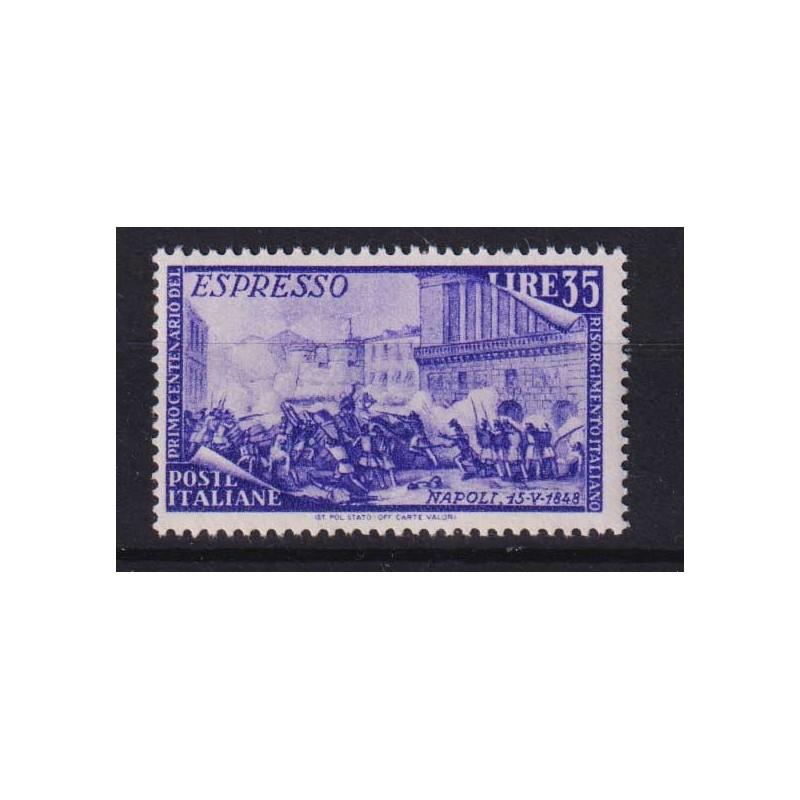 REPUBBLICA 1948 RISORGIMENTO ESPRESSO 35 LIRE G.I MNH**  | Filateli...