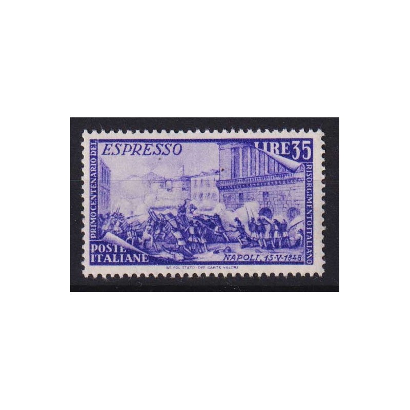 REPUBBLICA 1948 RISORGIMENTO ESPRESSO 35 LIRE G.I MNH**  | Filateli...