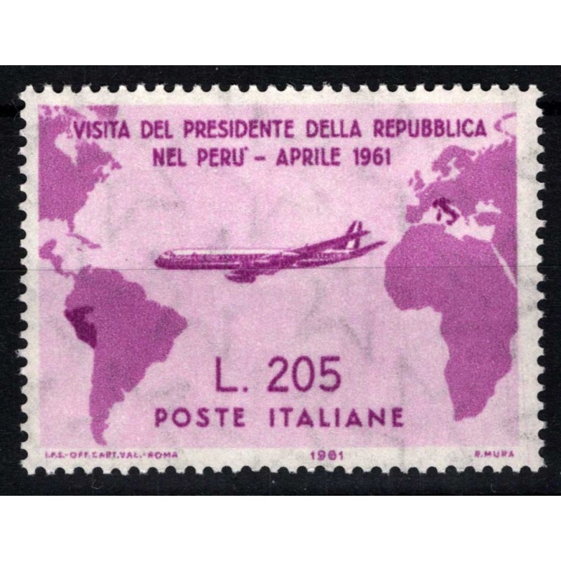 REPUBBLICA 1961 GRONCHI ROSA 205 LIRE G.I. MNH** CERT.  | Filatelia...