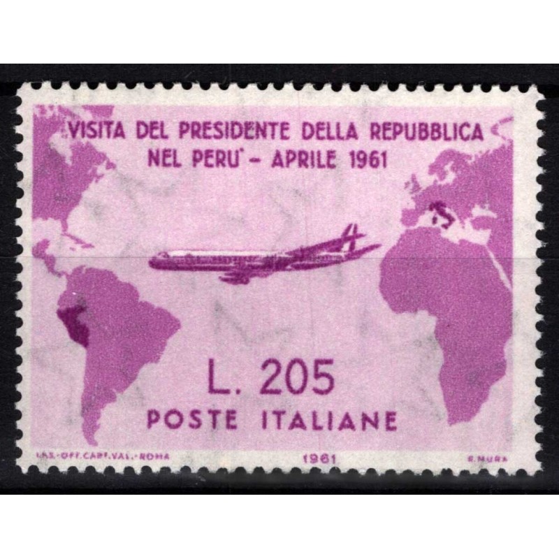 REPUBBLICA 1961 GRONCHI ROSA 205 LIRE G.I. MNH** CERT.  | Filatelia...