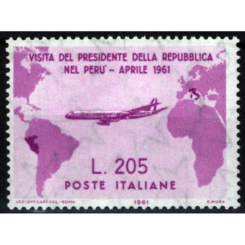 REPUBBLICA 1961 GRONCHI ROSA 205 LIRE G.I. MNH** CERT.  | Filatelia...