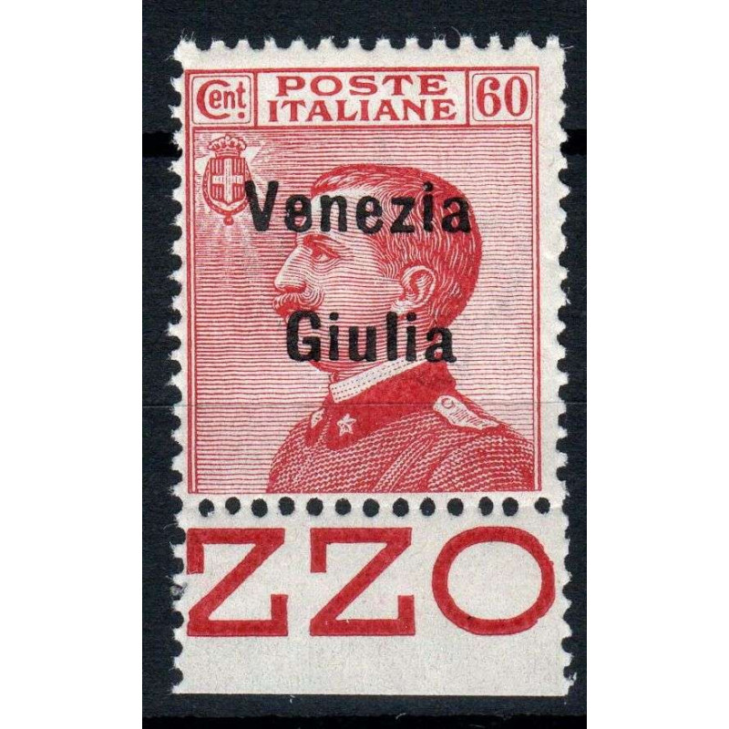 OCCUPAZIONI VENEZIA GIULIA 1918-19 60 CENTESIMI N.28 G.I MNH** BORD...