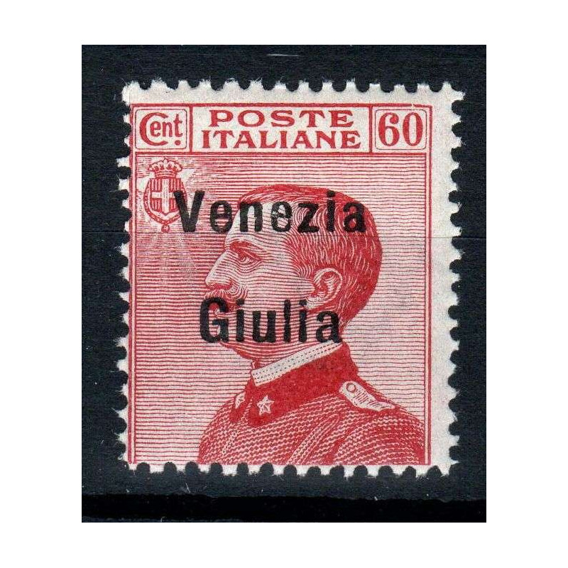 OCCUPAZIONI VENEZIA GIULIA 1918-19 60 CENTESIMI N.28 G.I MNH**  | F...