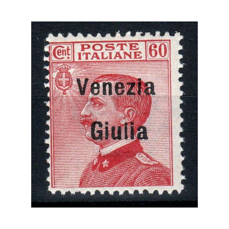 OCCUPAZIONI VENEZIA GIULIA 1918-19 60 CENTESIMI N.28 G.I MNH**  | F...