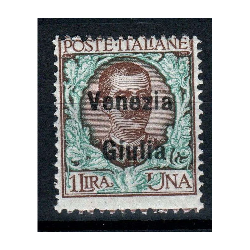 OCCUPAZIONI VENEZIA GIULIA 1918-19 1 LIRA N.29 G.I MNH**  | Filatel...