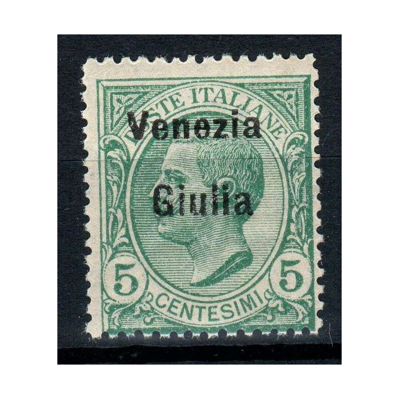 OCCUPAZIONI VENEZIA GIULIA 1918-19 5 CENTESIMI N.21 G.I MNH**  | Fi...