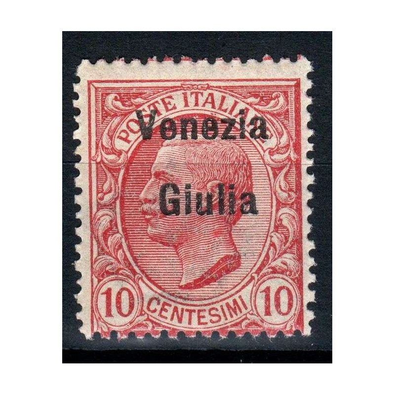 OCCUPAZIONI VENEZIA GIULIA 1918-19 10 CENTESIMI N.22 G.I MNH**  | F...