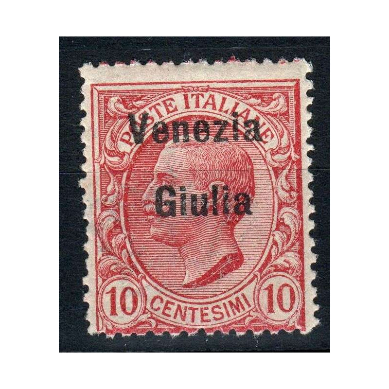 OCCUPAZIONI VENEZIA GIULIA 1918-19 10 CENTESIMI N.22 G.I MNH**  | F...