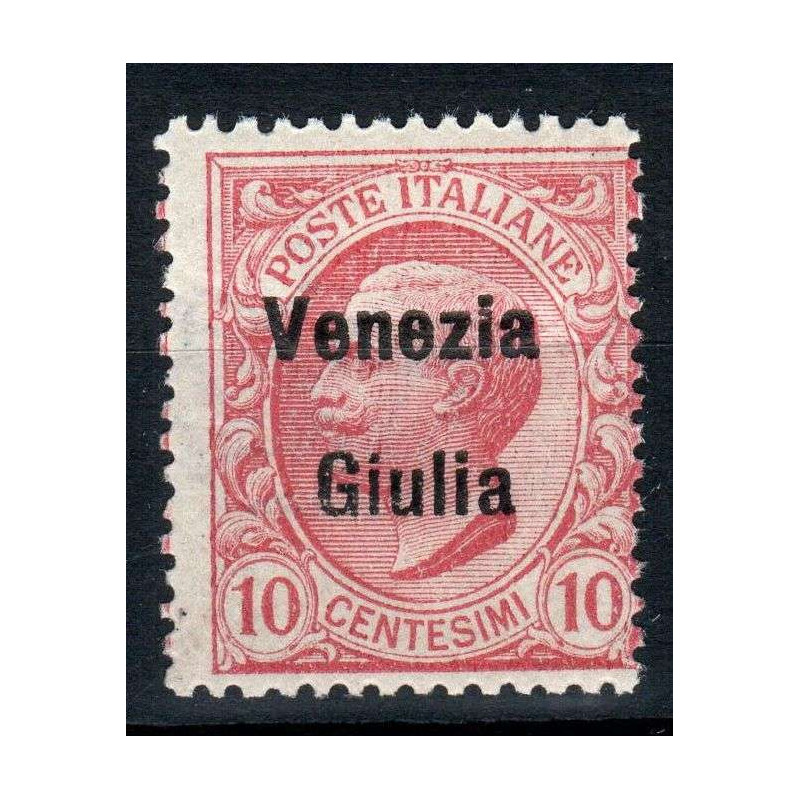 OCCUPAZIONI VENEZIA GIULIA 1918-19 10 CENTESIMI N.22 G.I MNH**  | F...