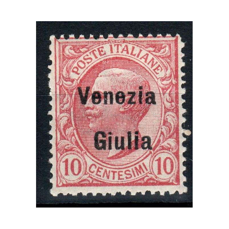 OCCUPAZIONI VENEZIA GIULIA 1918-19 10 CENTESIMI N.22 G.I MNH**  | F...