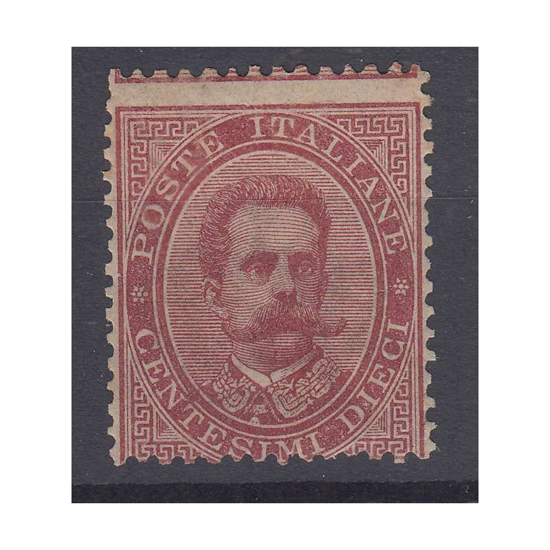 REGNO D'ITALIA 1879 UMBERTO I 10 CENTESIMI N.38 G.I MNH**  | Filate...