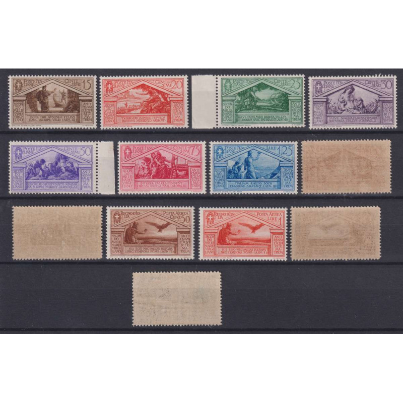 REGNO D'ITALIA 1930 VIRGILIO 13 VALORI G.I MNH**  | Filatelia Meloni