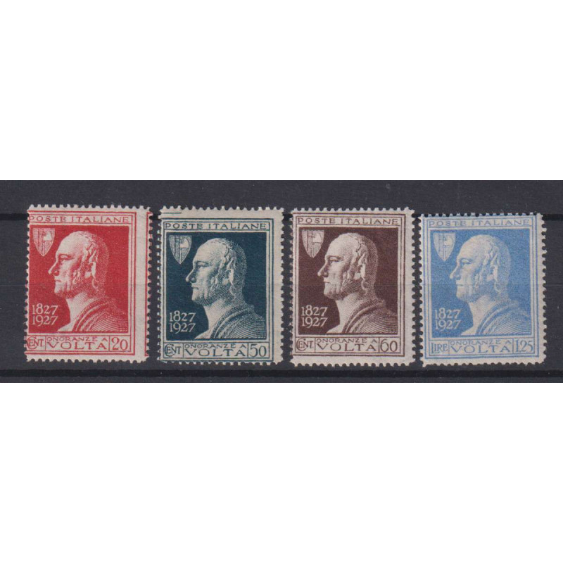 REGNO D'ITALIA 1927 VOLTA 4 V. G.I MNH**  | Filatelia Meloni