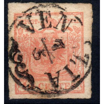 LOMBARDO VENETO 1854 15 CENTESIMI N.20 III TIPO US  | Filatelia Meloni