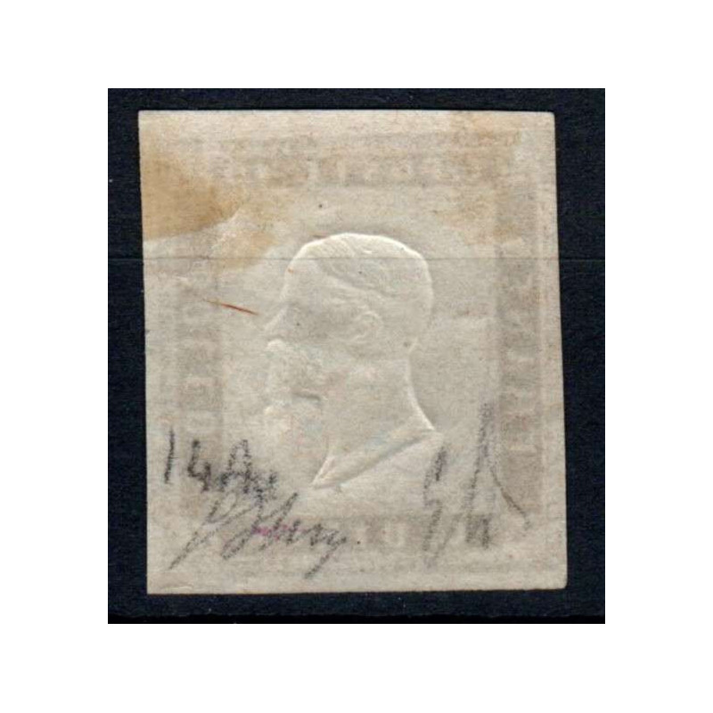 SARDEGNA 1859 10 CENTESIMI N.14Ac BRUNO PORPORA G.O MH*  | Filateli...