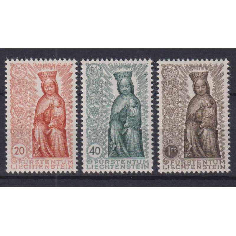 LIECHTENSTEIN 1954 ANNO MARIANO 3 VALORI G.I MNH**  | Filatelia Meloni