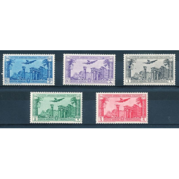 TRIPOL1930-31 PRO ISTIT AGRIC COLON ITA. G.I. (MNH) 5L.+ 1L.P.O. CO...