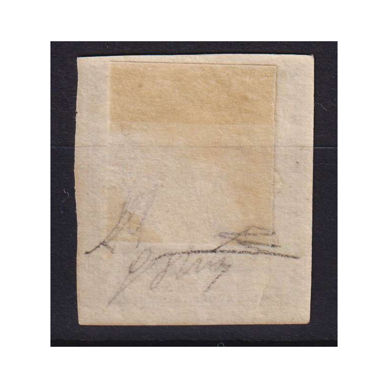 PROVINCE NAPOLETANE 1861 1 GRANO NERO N.19ga G.O MH* CERTIFICATO  |...