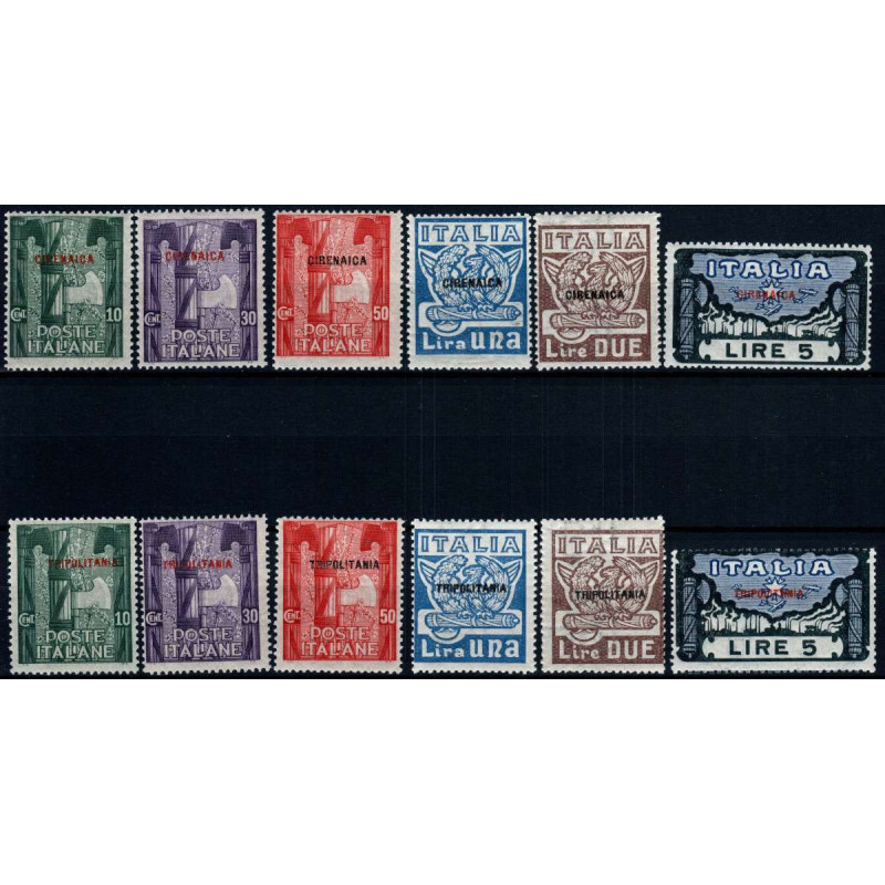 COLONIE 1923 GIRO MARCIA SU ROMA COMPLETO G.I MNH**  | Filatelia Me...