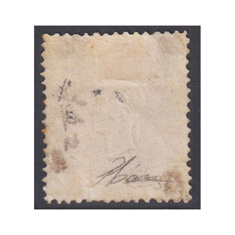 LOMBARDO VENETO 1861-62 5 SOLDI N.33 G.O MH* CERT. CENTRATO  | Fila...