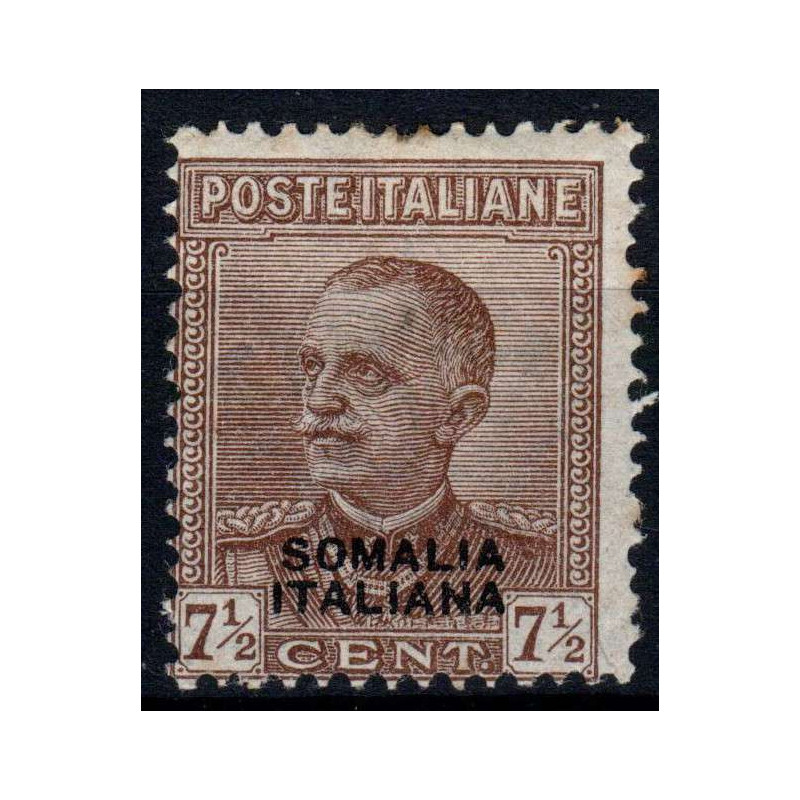 COLONIE 1928 SOMALIA FRANCOBOLLI D' ITALIA 7 ½ CENT. N. 116 G.O. MH...