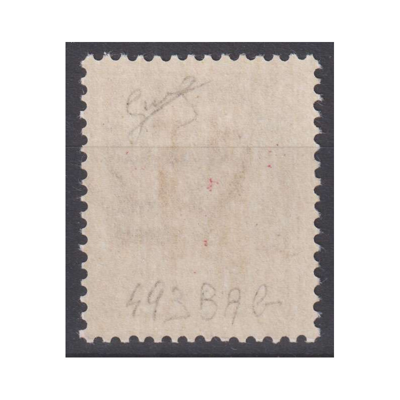 R.S.I 1944 IMPERIALE 50 C. CON VARIETA' N.493BAb G.I MNH** CERT.  |...