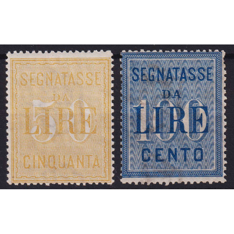 REGNO D'ITALIA 1903 SEGNATASSE 2 V. N.31-32 G.I MNH**  | Filatelia ...