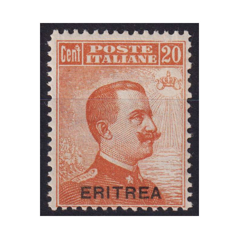 COLONIE ERITREA 1921 20 CENTESIMI N.49 G.O MH*  | Filatelia Meloni