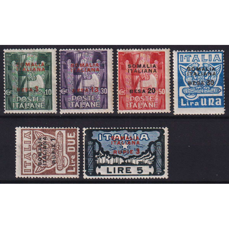 COLONIE SOMALIA 1923 MARCIA SU ROMA 6 VALORI G.I MNH**  | Filatelia...