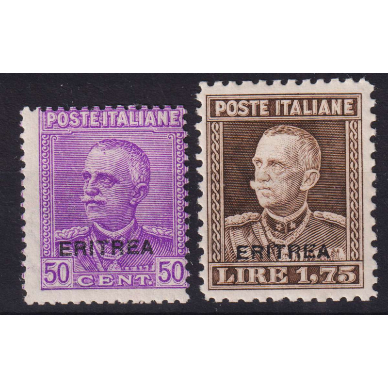 COLONIE ERITREA 1928-29 PARMEGGIANI 2 V. N.136-137 G.I MNH**  | Fil...