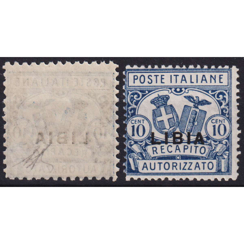 COLONIE LIBIA 1929 RECAPITO AUTORIZZATO N.1-2 G.I MNH**  | Filateli...