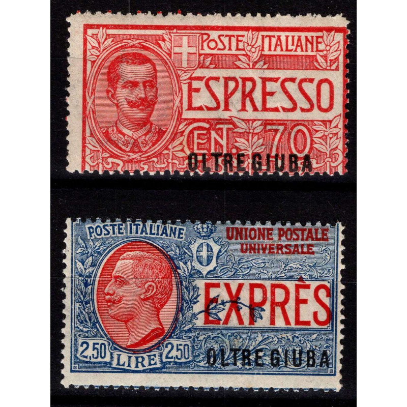 COLONIE OLTRE GIUBA 1926 ESPRESSI 2 V. G.I MNH**  | Filatelia Meloni