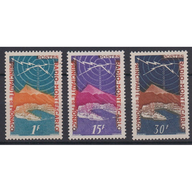 MONACO 1951 RADIO MONTE CARLO G.I. MNH**  | Filatelia Meloni