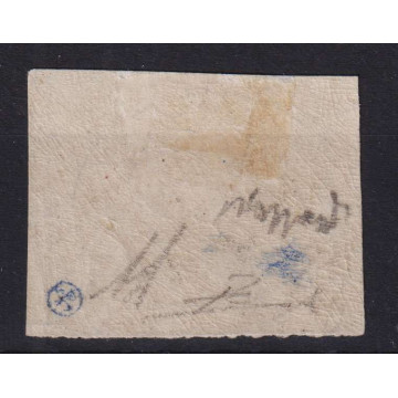 STATO PONTIFICIO 1867 3 CENTESIMI GRIGIO N.15 G.O MH* CERT.  | Fila...